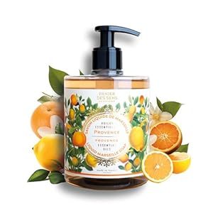 Panier des Sens – Jabón Líquido de Provence de Marsella – Jabón Líquido de Manos Hidratante – con Aceite de Coco – 97% Ingredientes Naturales – Jabón de Manos Fabricado en Francia – 500ml