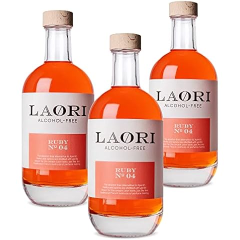 Laori Ruby No 04 Alkoholfreier Aperitif 3x500 ml | Vegan & kalorienarm Cover