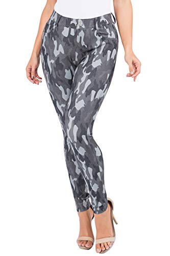 Image of YELETE Women's Basic Five Pocket Stretch Jegging Tights Pants