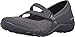 Skechers Sport Women's Breathe Easy Lucky Lady Mary Jane Flat,Charcoal Knit Mesh/Gray Trim,10 M US