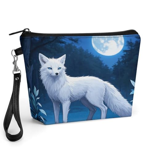 Bolsa de cosméticos portátil de 8.9x2.6x5.7 pulgadas ideal para llevar en el bolso de viaje