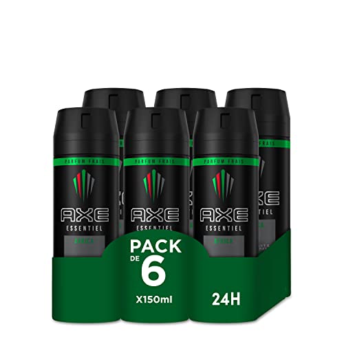Axe Desodorante Aerosol 24h África para Hombre - Pack de 6 x 150ml
