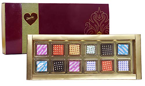 DEESHA Foods Mango Chocolates Gift Pack of 12 Chocolates