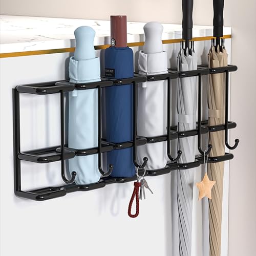 Support de rangement pour parapluie au design mural minimaliste