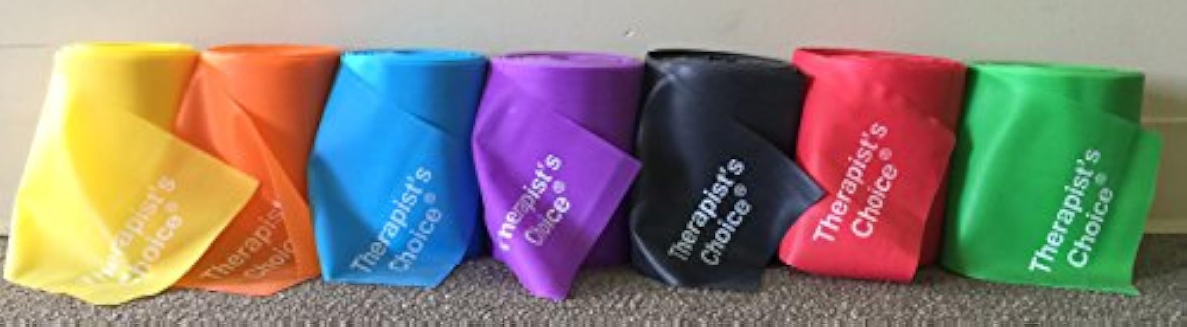 Therapist¡¯s Choice? Professional Non-Latex Resistance Bands for Upper and Lower Body Exercise Workouts, Physical Therapy, Lower Pilates, and Rehab, 25 Yard (75 Feet) Roll Bulk Roll