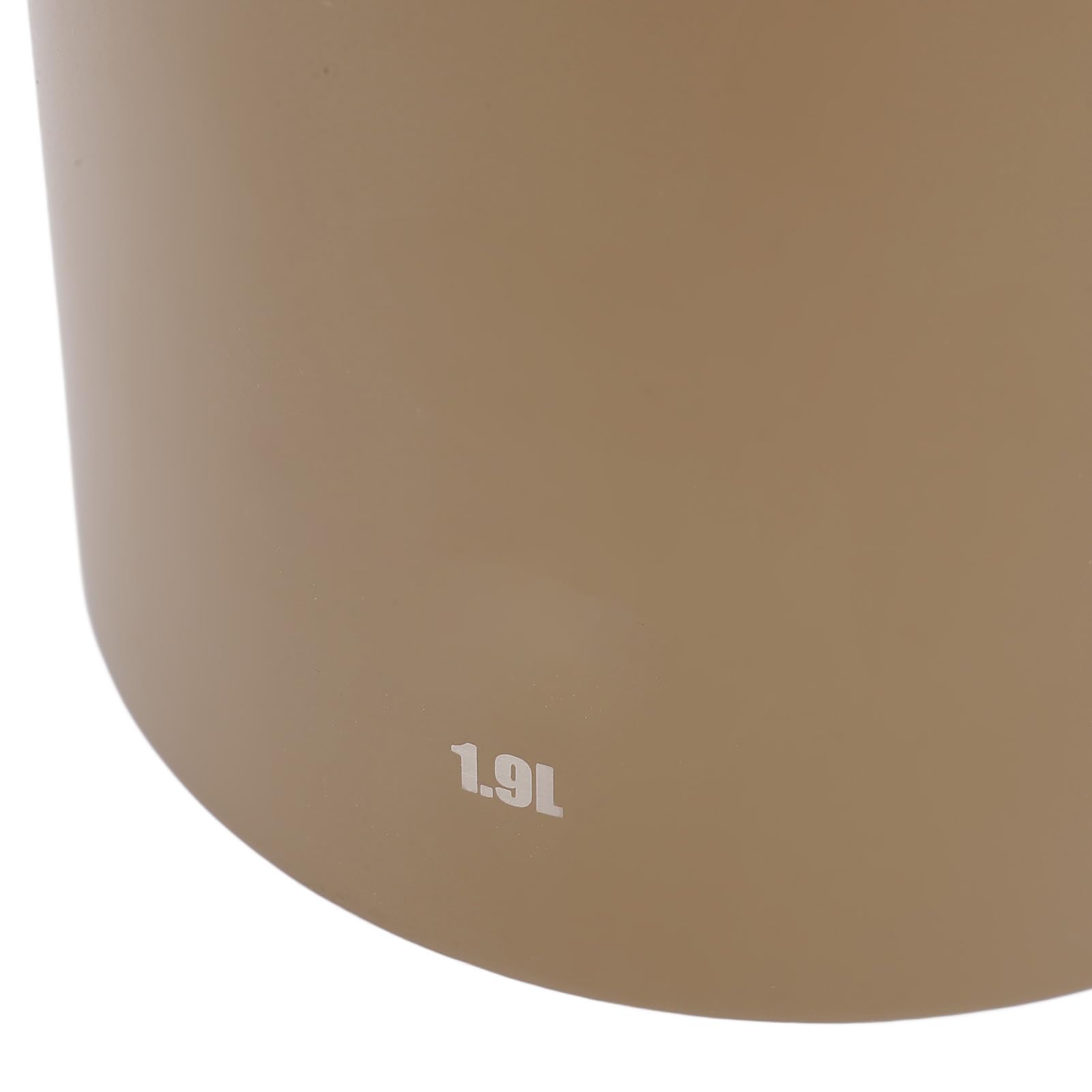 Isolierte Wasserflasche, 1,9 L, Großes Fassungsvermögen, Doppelwandige Vakuum-Sportwasserflasche aus Edelstahl mit Griff, Weithalsiger Reisebecher für Camping, Wandern, (Khaki)