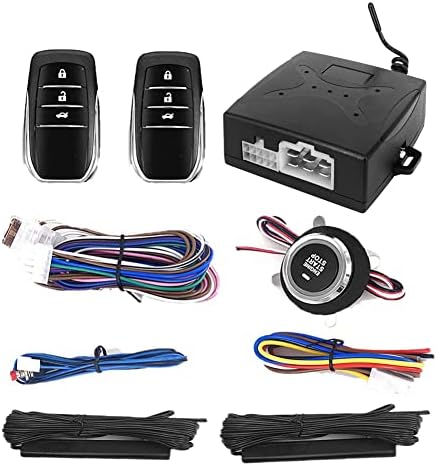 Easyguard ec002-k-ns Intelligent Auto Kit di allarme con passiva senza chiave entrata automaticamente Lock unlock auto porta telecomando Start Push Start and touch password ingresso shock sensore