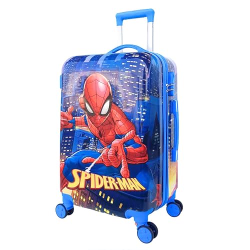 Image of JUNIOR JOE Kids Carry On Luggage Hardside Rolling Suitcase 24 Inches Travel Trolley Bag (Design-1)