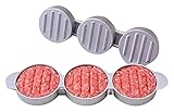 molde hamburguesa Kit de prensa for hamburguesas, mini máquina for hacer hamburguesas for carne casera o hamburguesas vegetarianas - Juego de moldeador de prensa deslizante for picnic, barbacoa, fiest