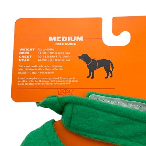 Disfraz T-Rex para Perros Verde Mediano miniatura 4