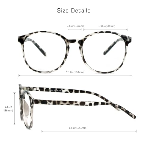 Image of VisionGlobal Blue Light Blocking Glasses, Lightweight Oval Frame, Computer Glasses for Gaming, Office, TV