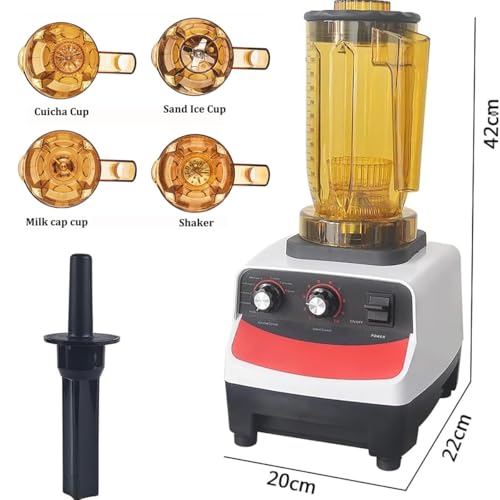 Machine à shaker avec 4 tasses et mélangeur de smoothie intégré - 8