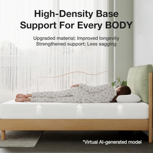 Image of Novilla Queen Mattress in a Box, 8 Inch Queen Size Mattress with Gel Memory Foam for Cooling Night Sleep, Pressure Relief, CertiPUR-US Certified