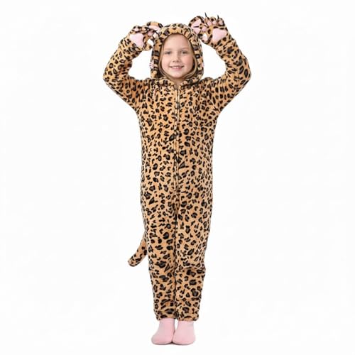 Barboteuse fille imprimée jungle en coton doux pour bébé