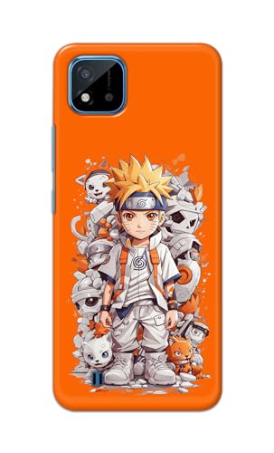 Image of PRINTFIDAA Printed Hard Back Cover Case for Realme C20 | Realme C20A | Realme C11 2021 Back Cover (Famous Anime Cartoon Character) -112