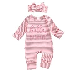 Hello Im New Here Newborn Outfit Pink