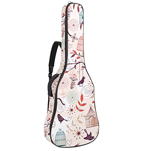 Sac à dos guitare imperméable et rembourré épais pour transporter