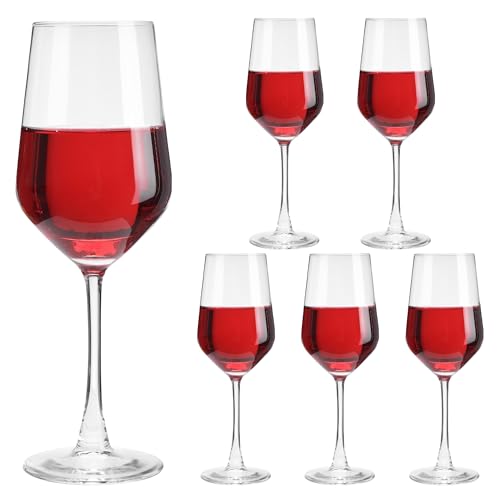 UMEIED Wine Glasses Set of 6, 13 Oz Red/White Wine