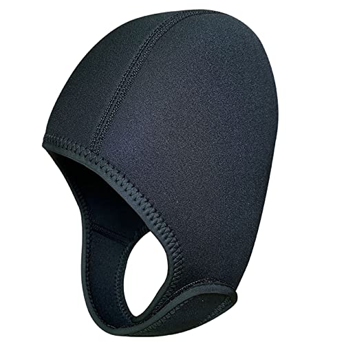 Acinkeety Neoprene Diving Hood Thermal Wetsuit Hood Swim Cap with Chin Straps Neoprene Surfing-Beanie 2.5mm Diving Cap Headgear Diving Hood 3mm Diving Hoodie Women Men Diving Hooded Vest