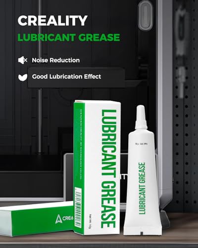 Creality Official Lubricant Grease, 3D Printer Gear Grease, Reduce Noise Enhanced Lubrication for All 3D Printers, Lead Screw, Guide Rails, Linear Rods, 3D Printers Parts, 2 Pack