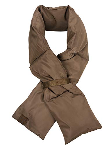 C.C Unisex Soft Slim Warm Insulating Quilted Puffer Scarf Neckwarmer