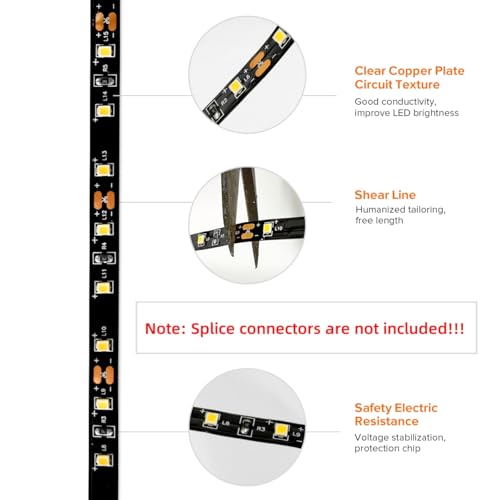 Tira de LED Warm White para interior 60 pulgadas miniatura 3