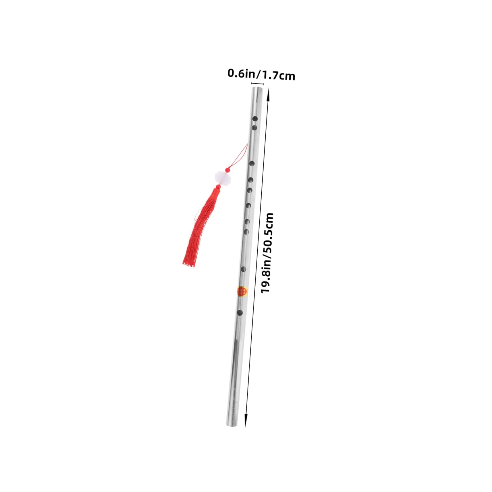 Flauto Dizi Cinese in Acciaio Inox G, Argento, Tradizionale | Set per Principianti e Musicisti Tecnici, Sound Coerente, Adatto a Ensemble, Portatile