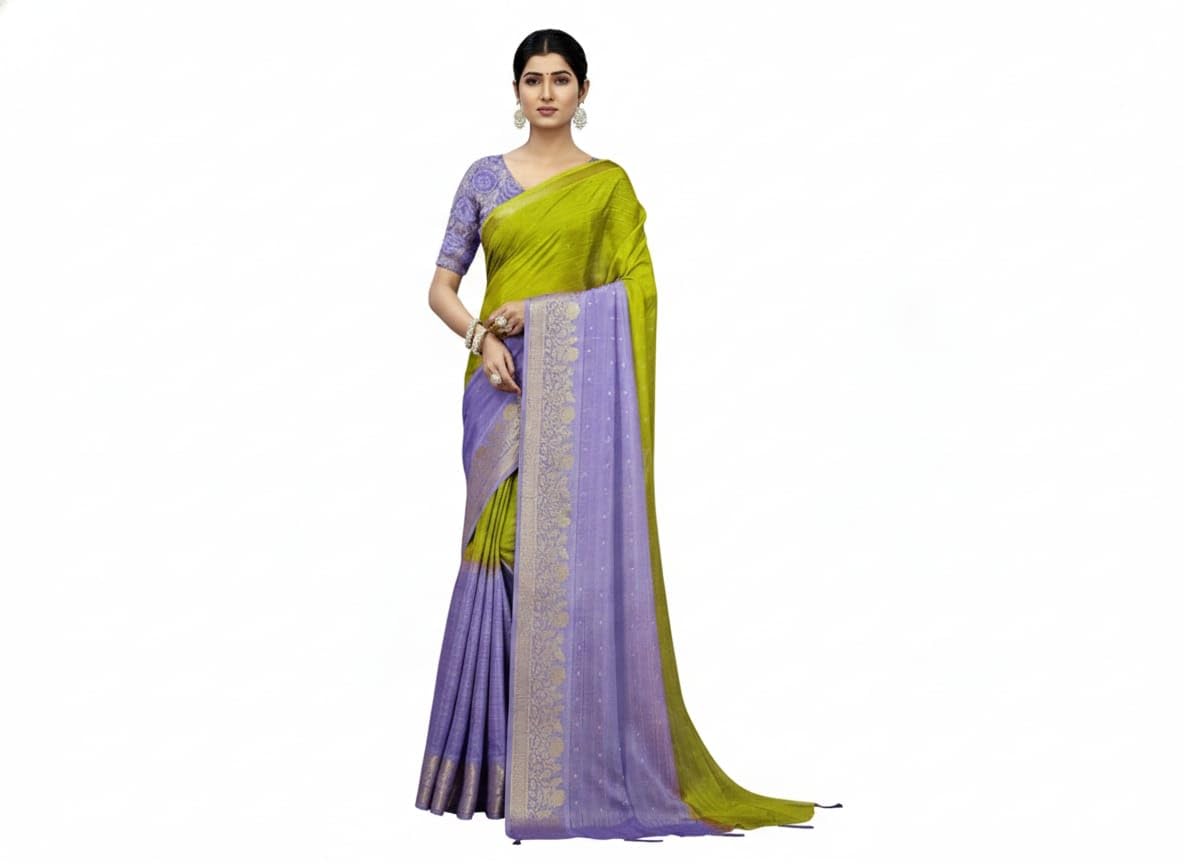 Dimani Innovative Solutions Women’s Pure Chinon Silk Saree – Multicolor Saree with Zari Floral Lines & Elegant Kanchi Bord... - Review, Price and Buying Guide