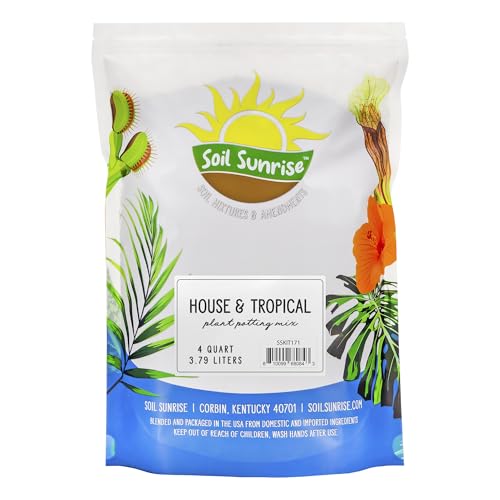 Soil Sunrise Tropical Houseplant Potting Mix