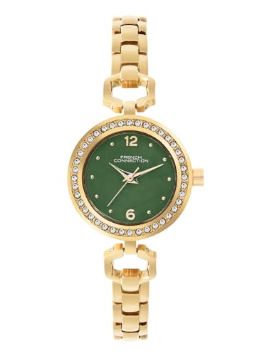 French Connection Analog Green Dial Womens Watch-FCN079GM (B0D7712NPR) Amazon Price History, Amazon Price Tracker