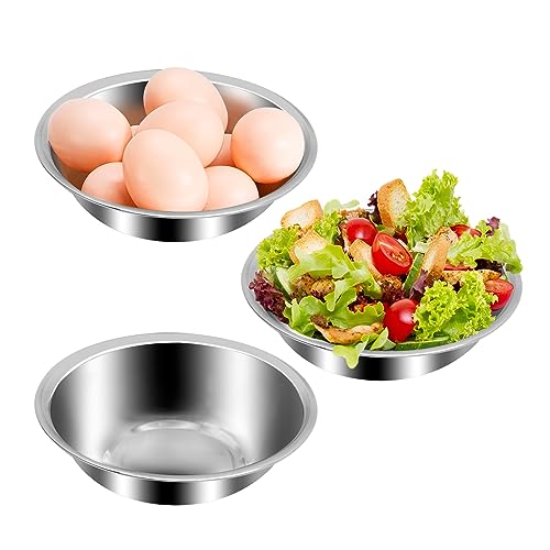 10 Piezas Tazones Pequeños de Acero Inoxidable 16 cm miniatura 3