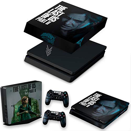 Capa Anti Poeira e Skin para PS4 Slim - The Last Of Us Part 2 Ii B
