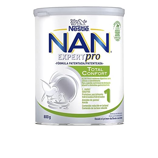 Nestlé NAN TOTAL CONFORT 1 - Leche especial para bebés con trastornos digestivos leves tales como cólicos o estreñimientos - bote de 800g