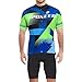 sponeed Men's Bike Jersey Bicycle Ride Shirt Tops Full Zip Breathable US XL Multi