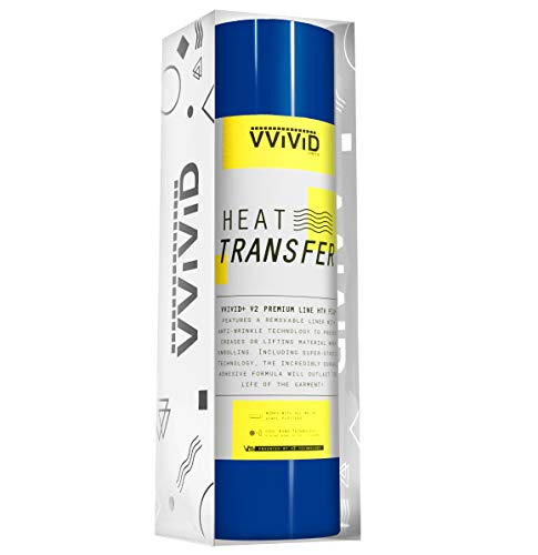 Vinyle transfert thermique bleu royal VVIVID V2 Premium Line haute flexibilité rouleau 4,6 m
