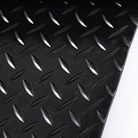 ANRO Tapis En Caoutchouc Au Mètre 3 Mm Tapis De Sol à Rainures Fines