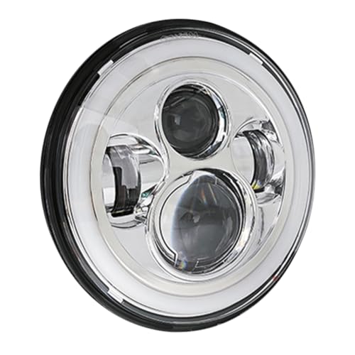Faros LED para motocicleta UPKOCH focos auxiliares de conducción nocturna