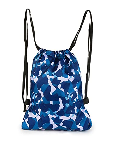 Image of DIVULGE Storm Drawstring Daypack bag, Sports bag, Gym bags, Backpack (ROYAL BLUE camouflage)