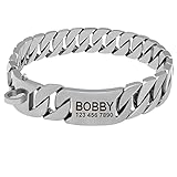 Collar ligero y cómodo, perfecto para el adiestramiento de perros, los paseos diarios, las excursiones de aventura al aire libre y las acampadas, a su mascota le encantará (se adapta a la mayoría de los perros, por ejemplo, Bulldogs, Chihuahuas, Terriers, Yorkshire Terriers, Labradores, Golden Retrievers, Growlers, Salchichas, etc.). .