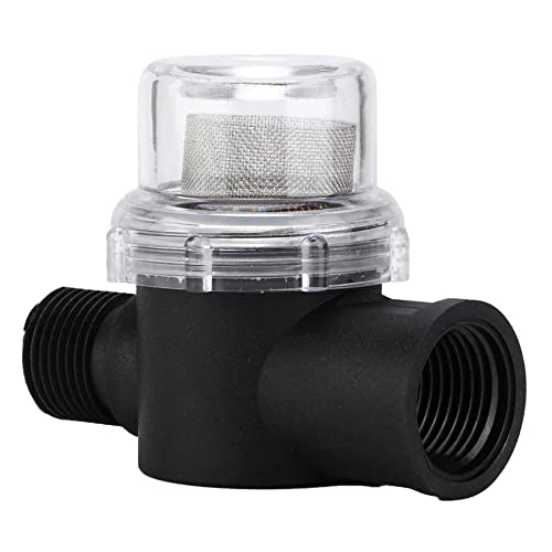 Filtre à Eau De 1,27 Cm (1/2") Avec écrou Papillon - 50 Mailles Inox - Compatible Pompes Seaflo, Shurflo, WFCO