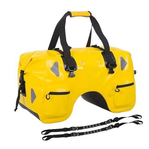 Bolsa trasera para motocicleta de gran capacidad 70 L con diseño impermeable universal