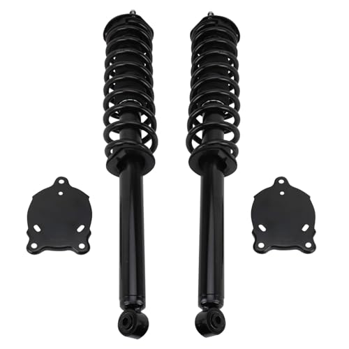 Image of TRQ Rear Shock & Spring Assembly Set Compatible with 2012-2016 Tesla S