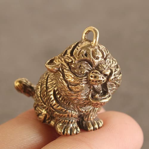 Pingente de Tigre Cor Sólida Encantador Pendurado Artesanato DIY Artesanato Vintage