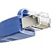 NTW Cat6 Ethernet Cable Shielded 15 FT Blue Plated RJ45 Connector Internet LAN Wire Cable Cord for Modem Router PC Mac Laptop PS2 PS3 PS4 Xbox 360 Patch Panel Faster Than Cat5 Cat5e (Model: 345-S6-015BL)