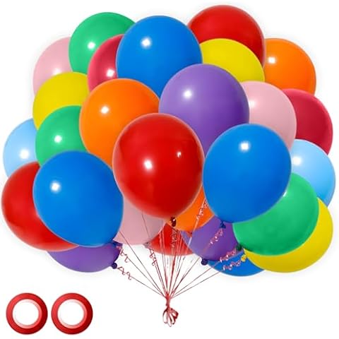 OHugs Rainbow Balloons Pack for Parties Cover