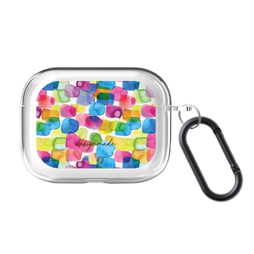 ONLYOU Airpods pro3 �Ή� �P�[�X �J���[�y�C���e�B���O ���ʉ� �p�^�[���G �N���A ���킢�� TPU �G�A�[�|�b�Y�v��3�P�[�X (AirpodsPro3�p F.)