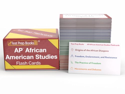 AP African American Studies Prep Cards 2026-2027: Review for the AP African American Studies Exam [Full Color Cards]