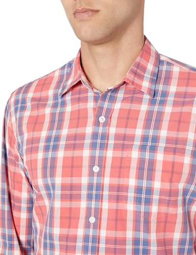 Image of Amazon Essentials Men's Regular-Fit Long-Sleeve Casual Poplin Shirt, Button Front, Business Casual, Collared