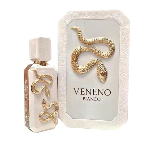 Veneno Bianco Eau de Parfum, 100 ml, Fragancia Floral con Notas de Neroli, Bergamota, Coco y Vainilla, Perfume Fresco y Elegante para Mujer