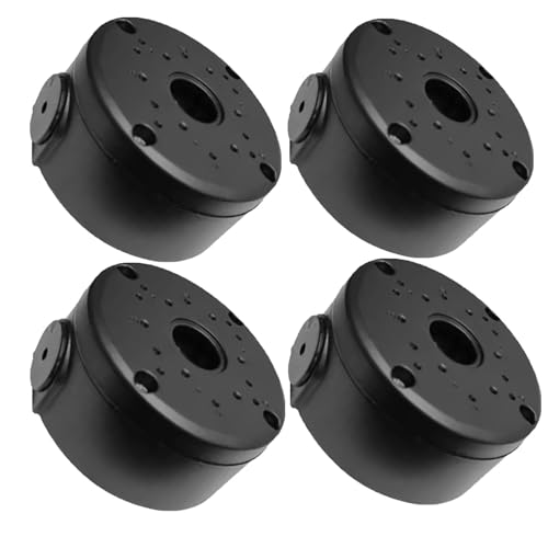 Security Camera Junction Box, 4X Waterproof Junction Boxes For Surveillan-ce Cameras, Unive-rsal Junction Box Deep Base, Hide Cable Junction Box, Camera Cover For Wall Ceiling